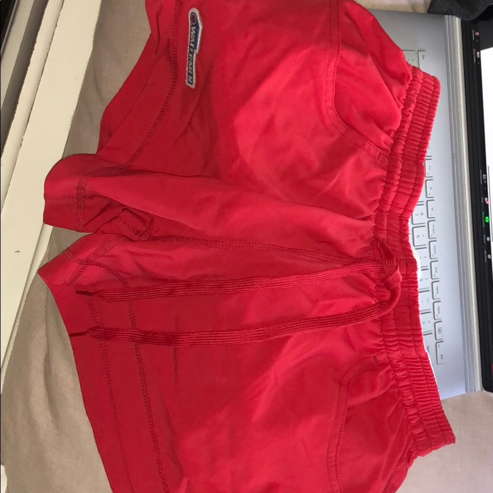 Red shorts
